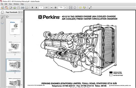 Operation manual 4016 diesel engine perkins. - B braun syringe pump service manual.